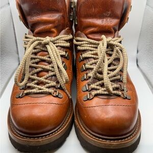 Brunello Cucinelli Leather Hiking Boots Size 41
